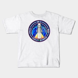 Crew Dragon Flight Demo 2 Kids T-Shirt